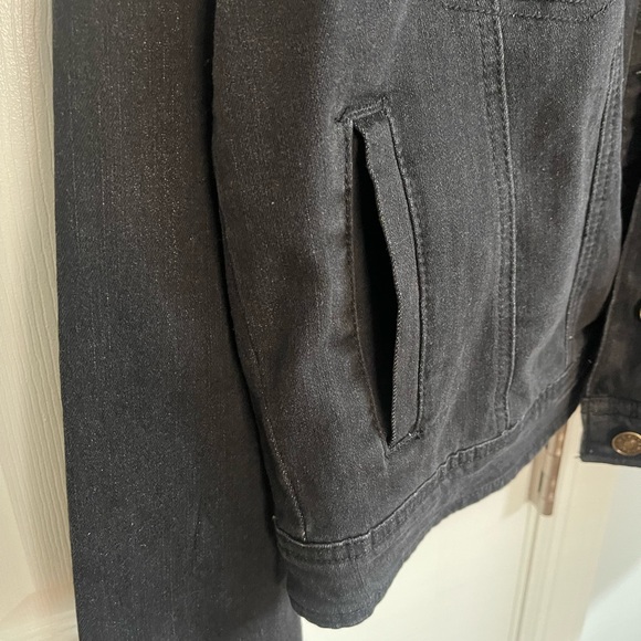 Black Denim Jacket - Picture 3 of 6